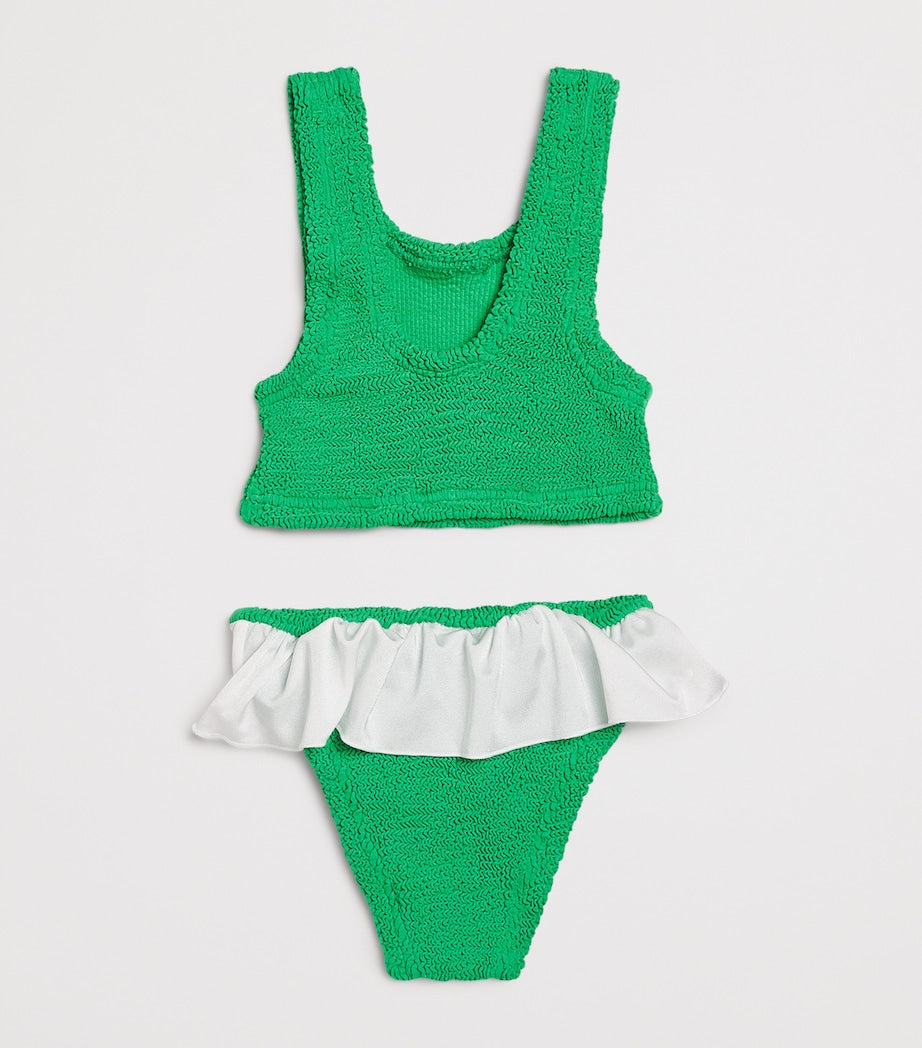 Hunza G Kids Olive Bikini (3-6 Years)