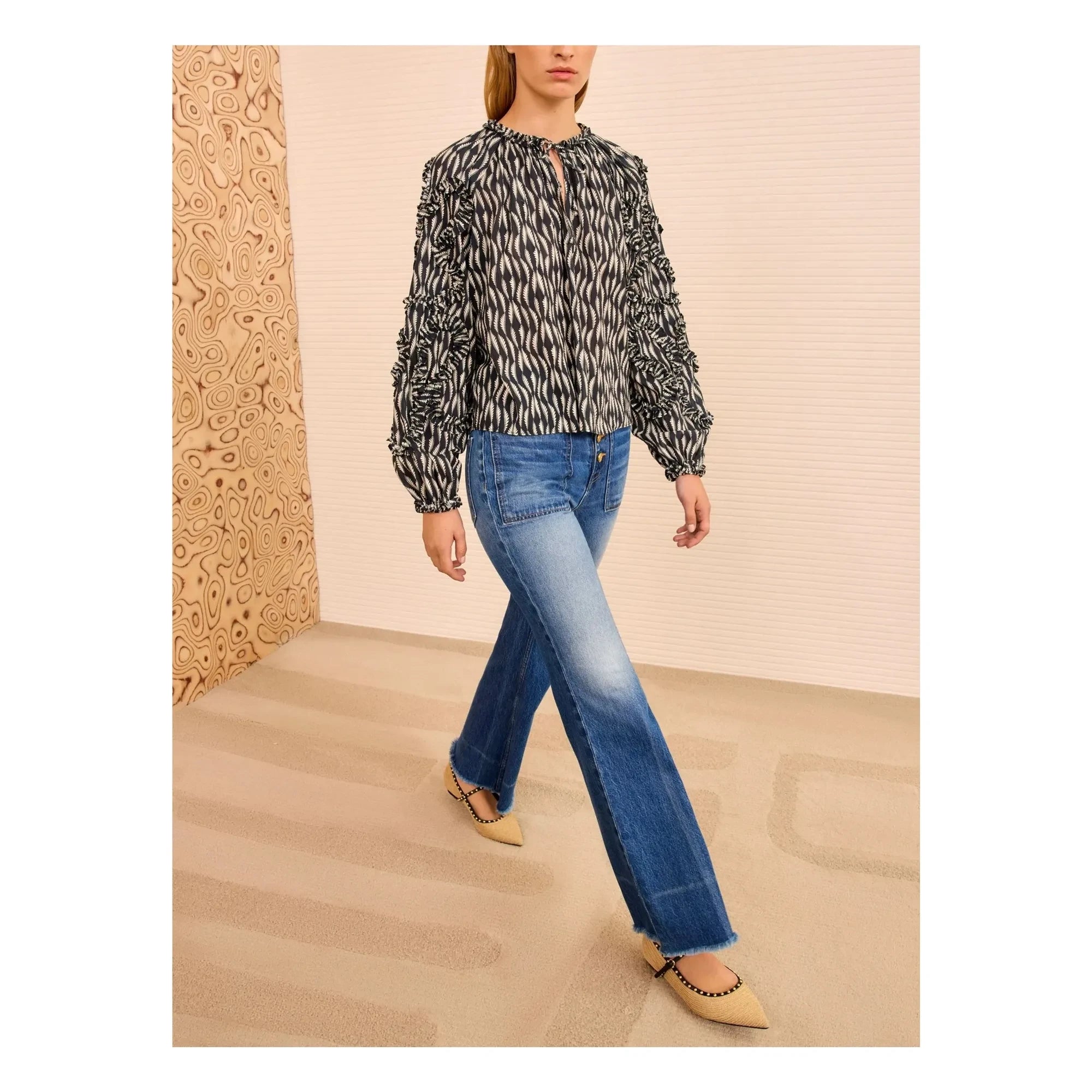 Ulla Johnson - Azrou blouse | Black