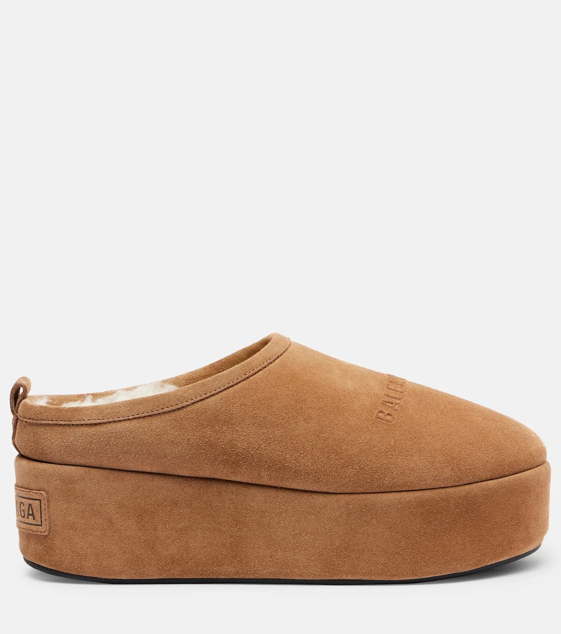 Balenciaga - Alaska suede platform mules