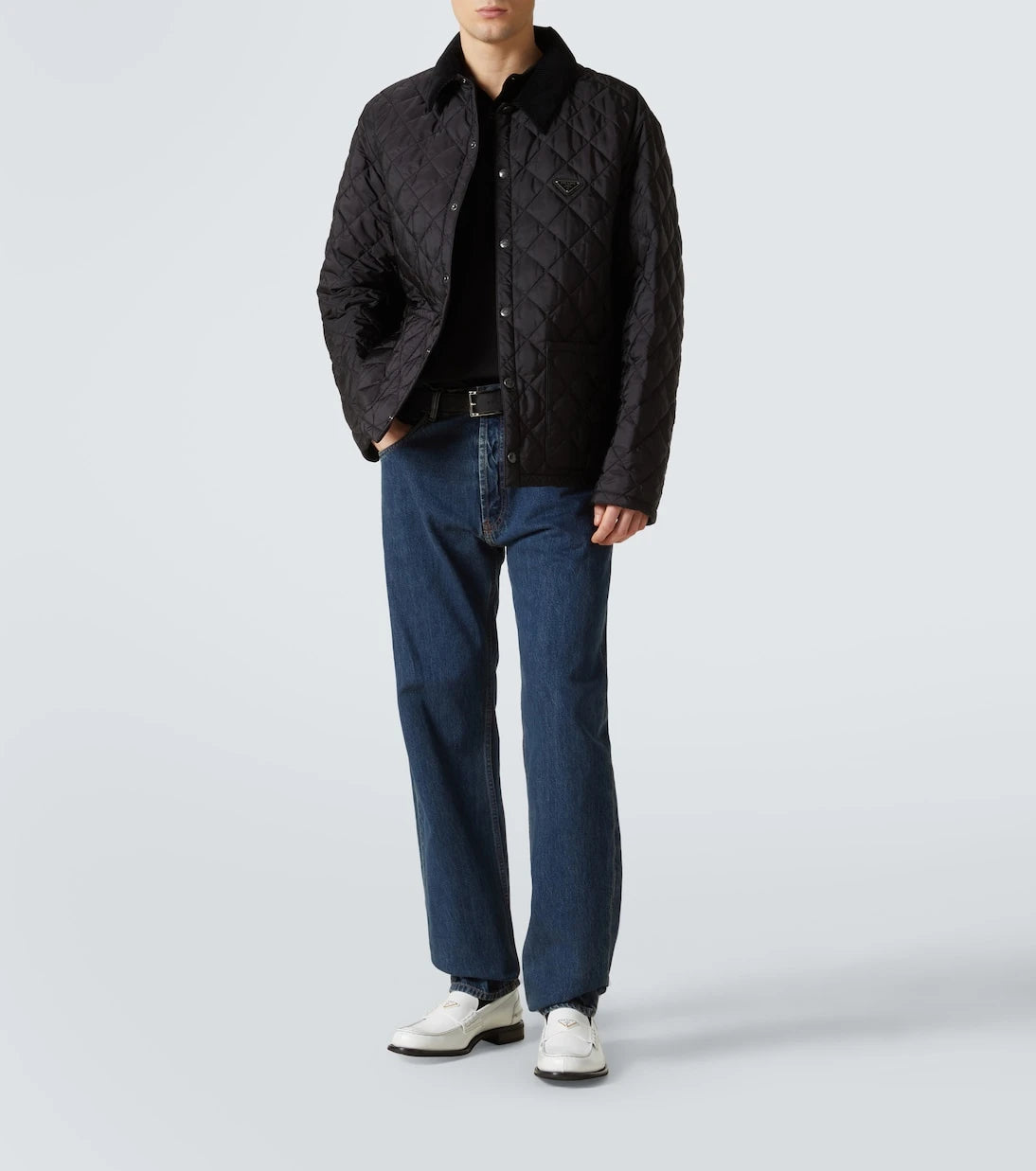 Prada - Leather loafers