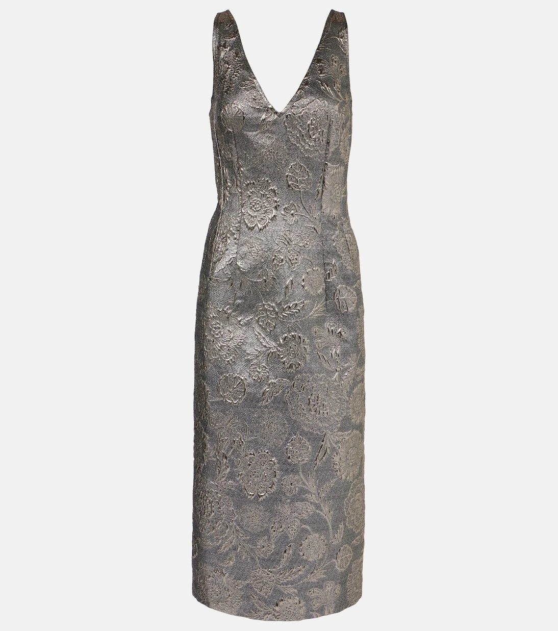 Toteme - Floral brocade cocktail dress