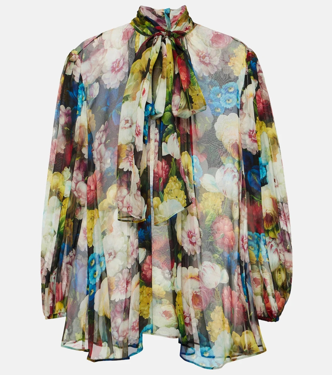 Dolce&Gabbana - Floral silk chiffon blouse