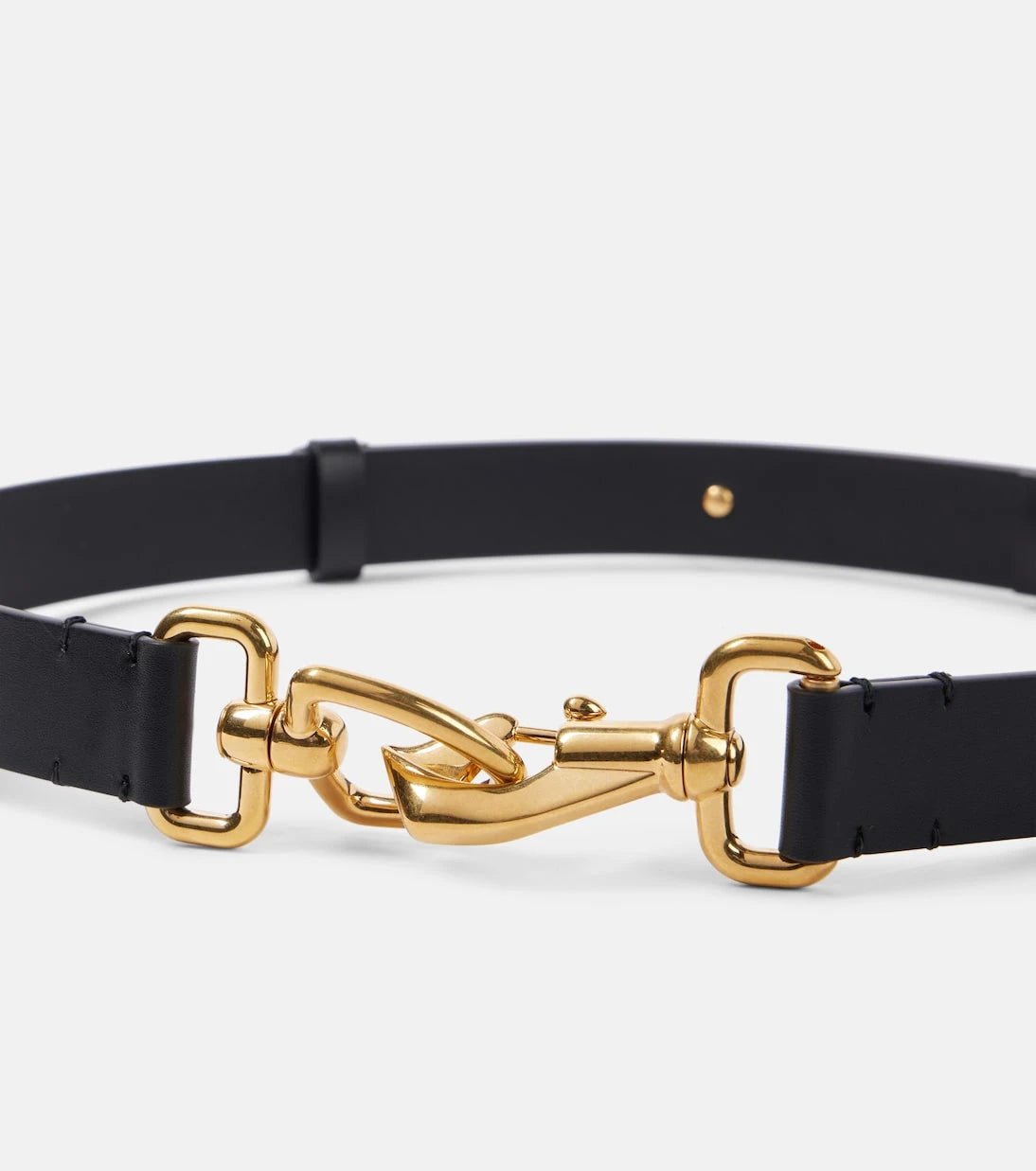 Burberry - Equestrian leather belt