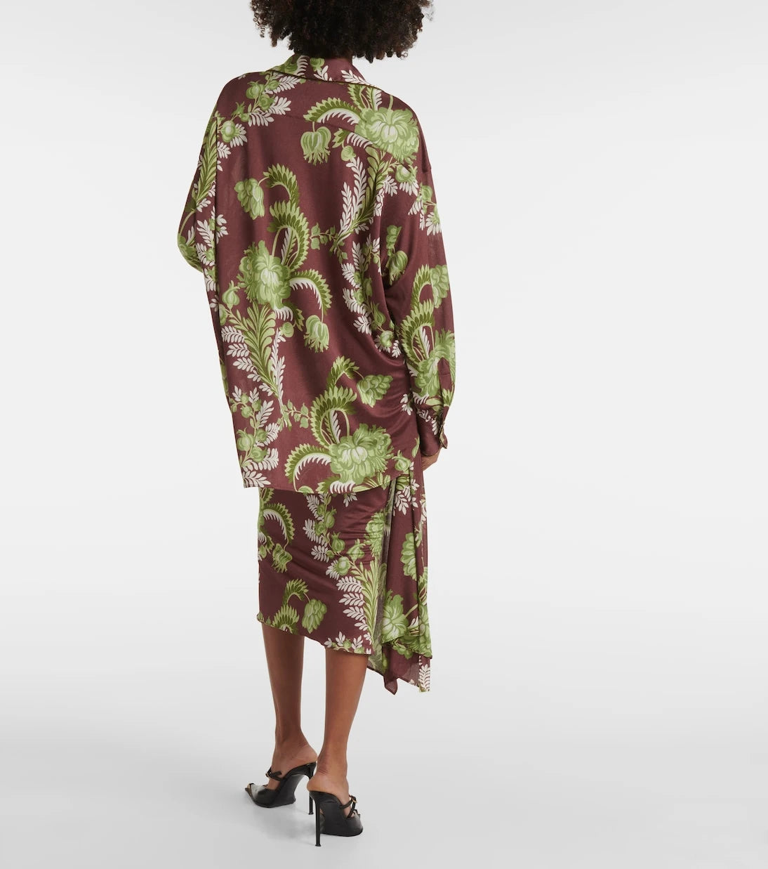 Etro - Floral oversized shirt