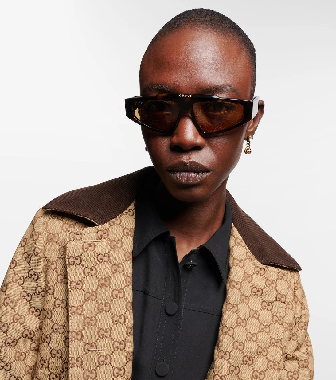 Gucci - GG flat-top sunglasses
