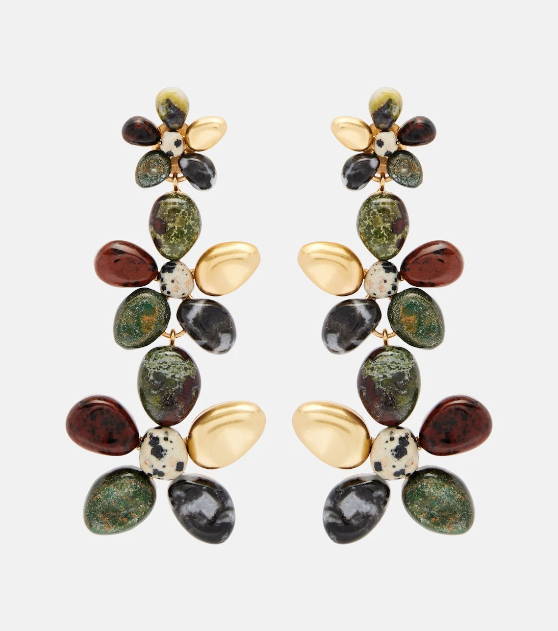 Zimmermann - Norma 16kt gold-plated drop earrings