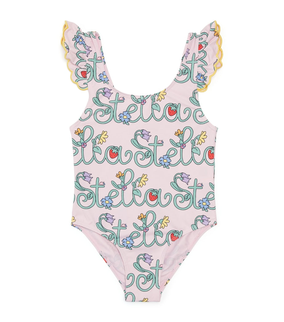 Stella McCartney Kids Logo Swimsuit (3-12 Years)