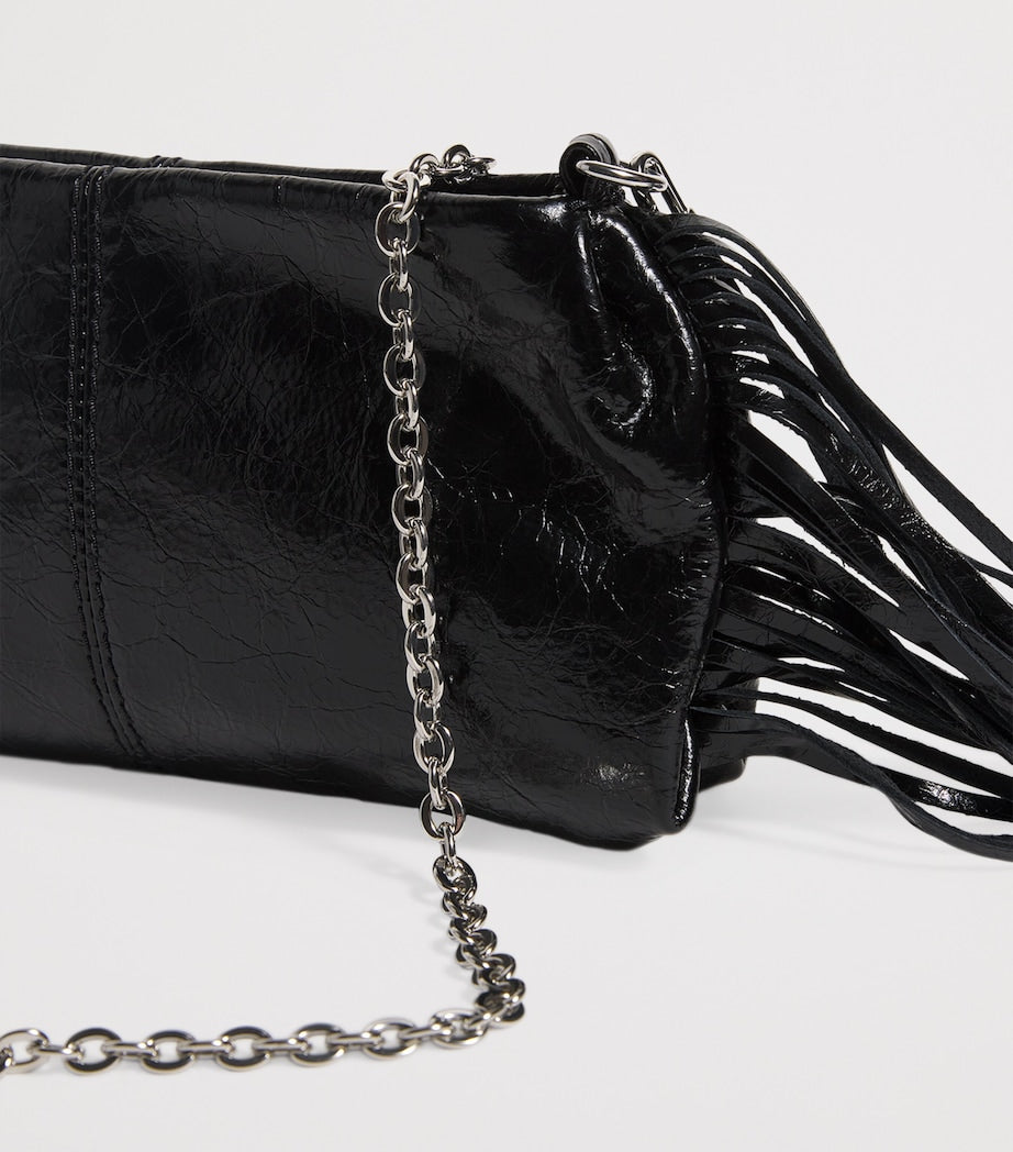 Leather Miss M Clutch Bag