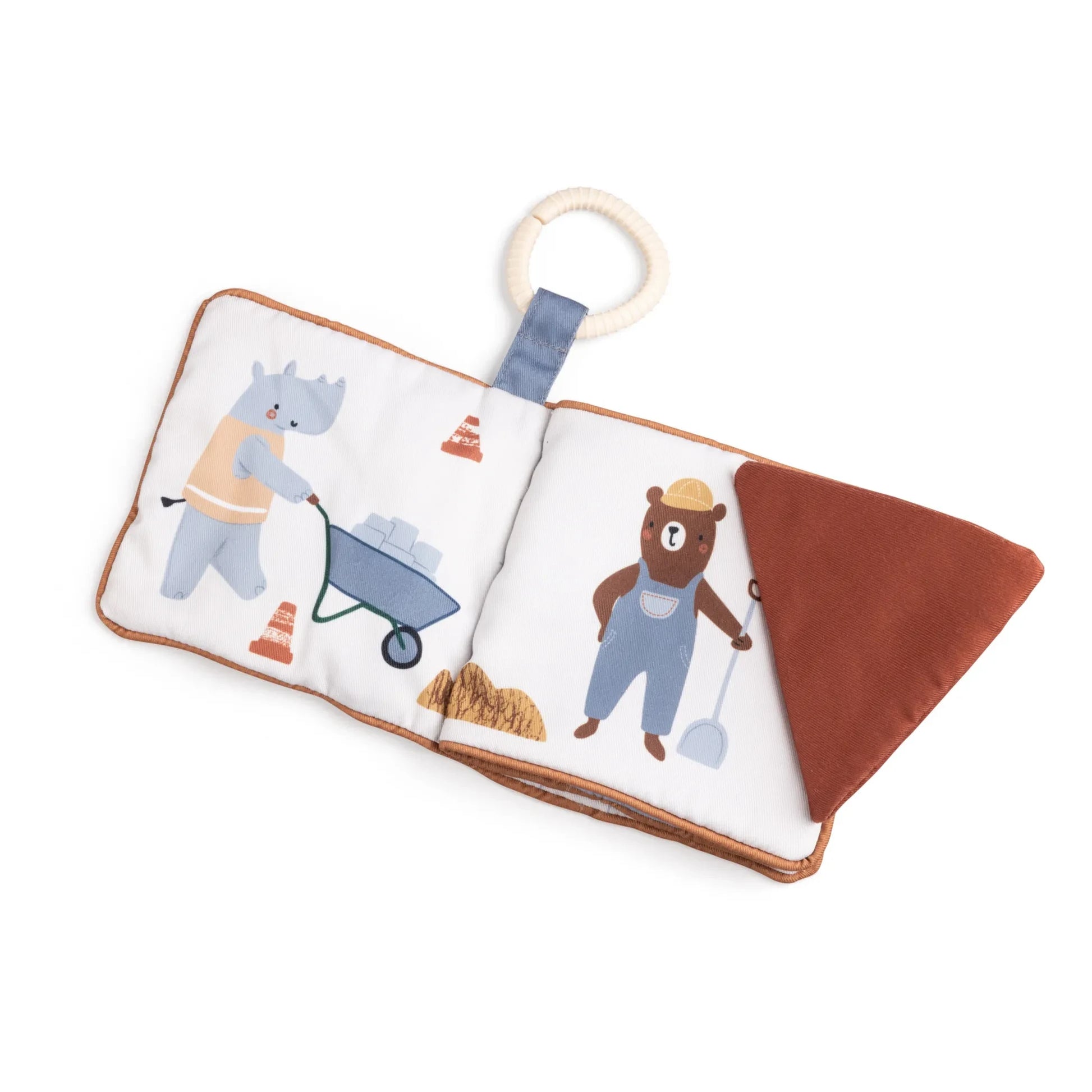 Sebra - Builders Plush Activity Book