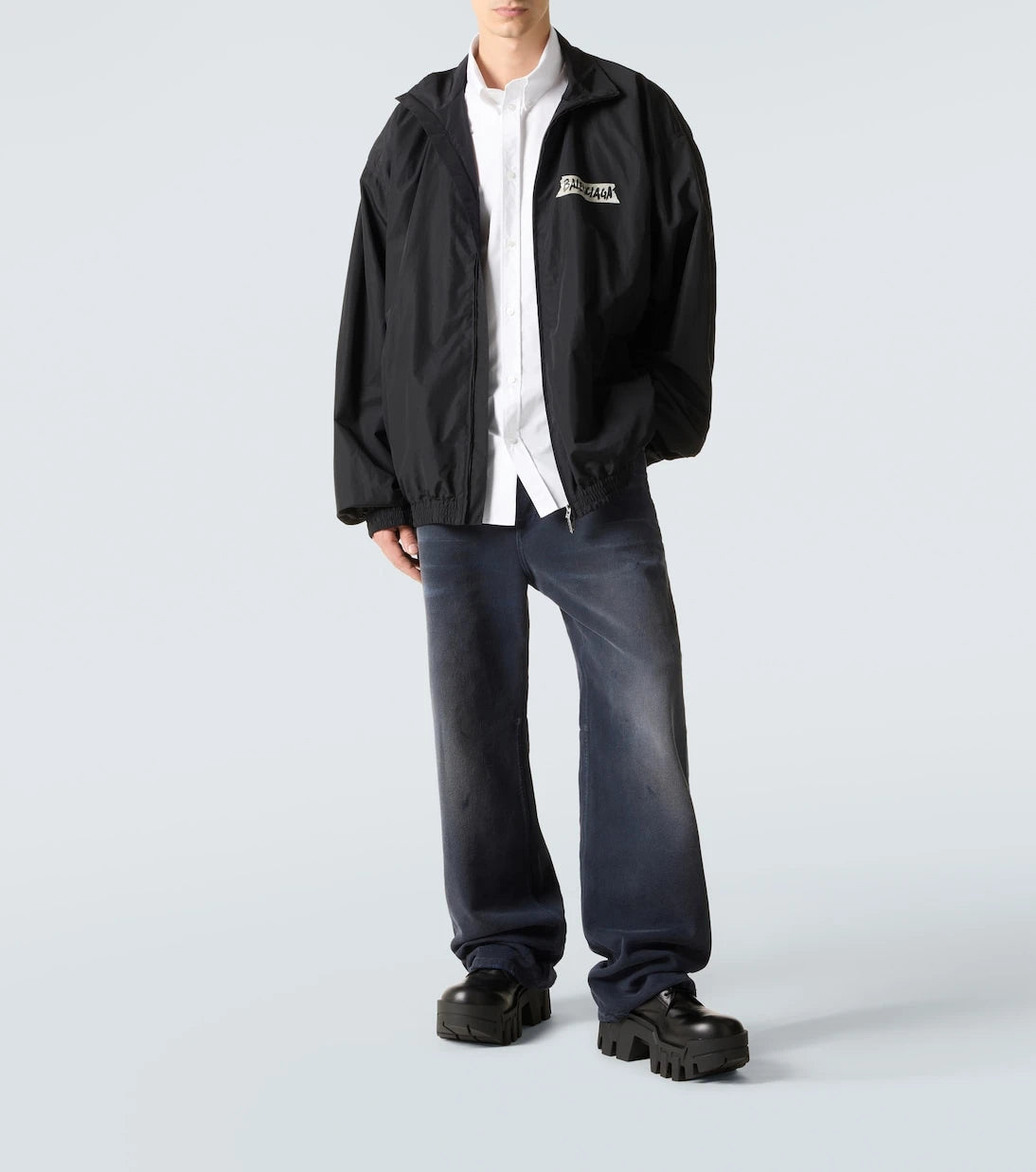 Balenciaga - Masking Tape cotton poplin shirt