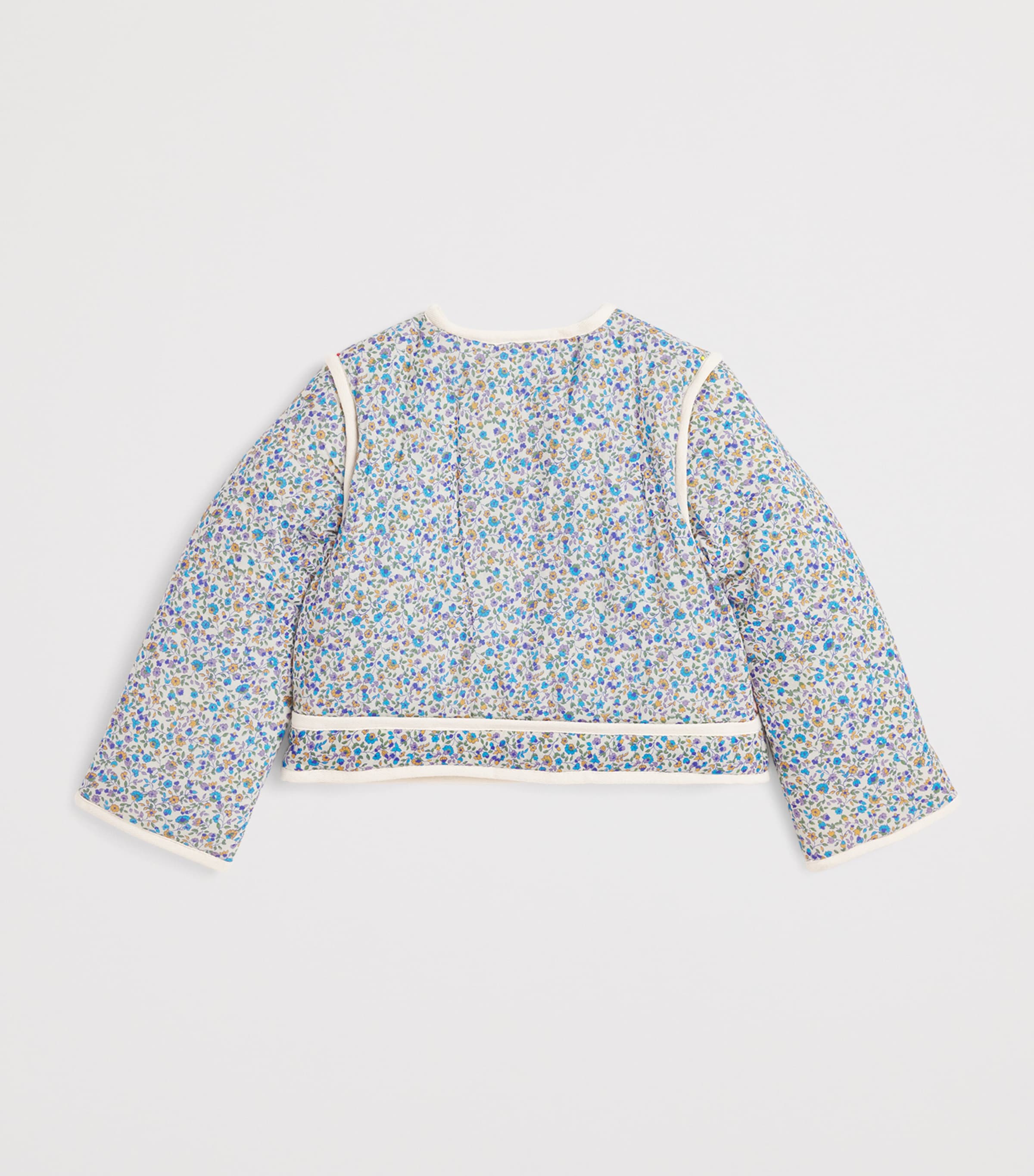 Cotton Batiste Quilted Orishane Jacket (4-12 Years)