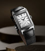 Jaeger-LeCoultre Stainless Steel Reverso Tribute Small Seconds Watch 27.4mm