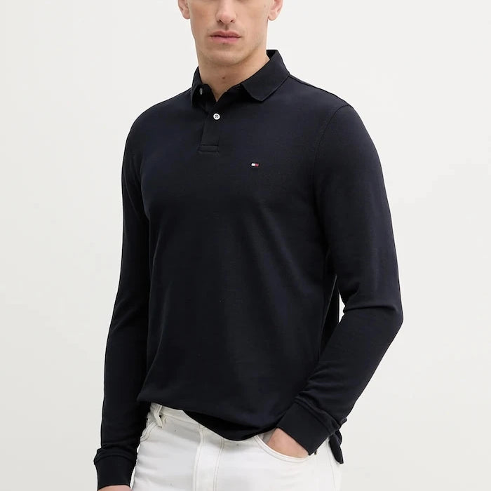 Tommy Hilfiger uzun kollu erkek pamuklu bluz