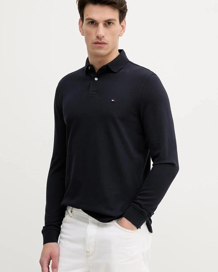 Tommy Hilfiger uzun kollu erkek pamuklu bluz