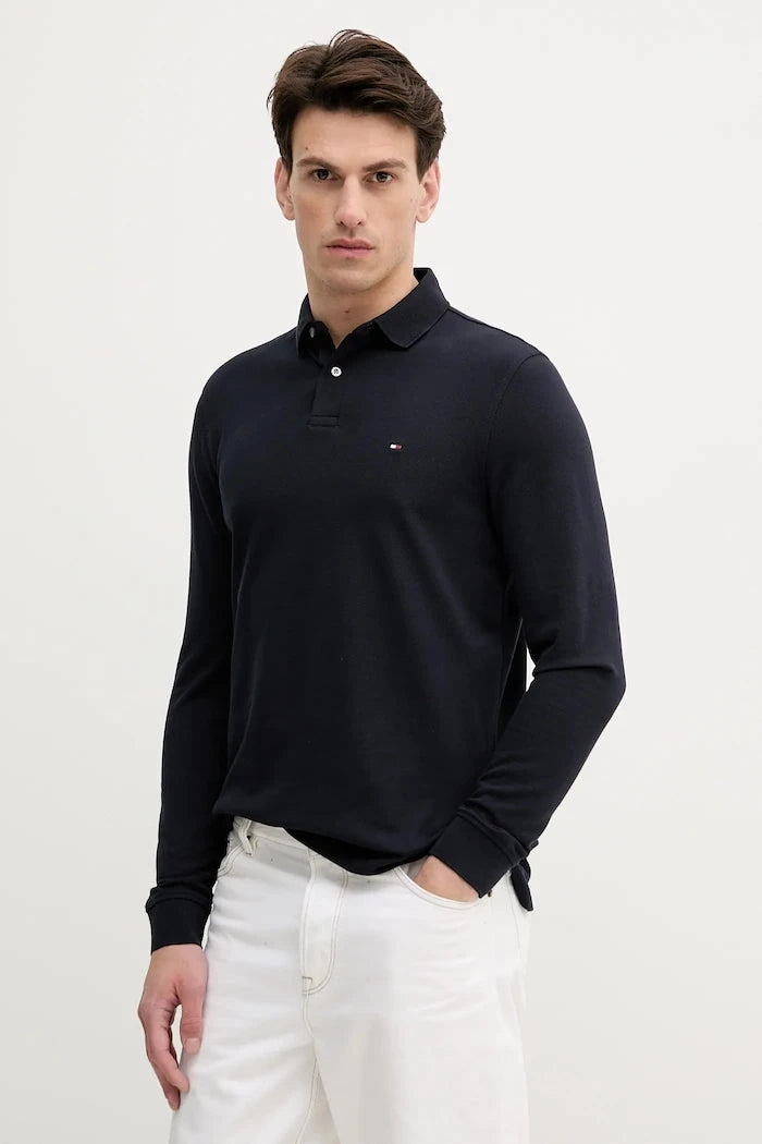 Tommy Hilfiger uzun kollu erkek pamuklu bluz
