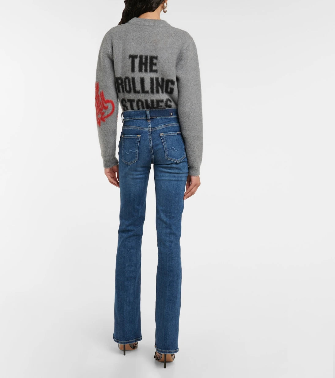 7 For All Mankind - Mid-rise bootcut jeans