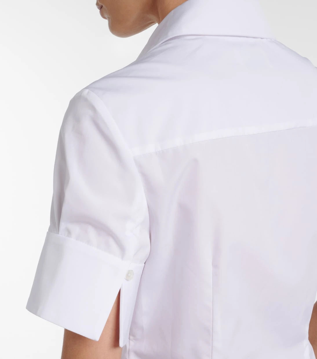 Erdem - Embroidered cotton poplin shirt