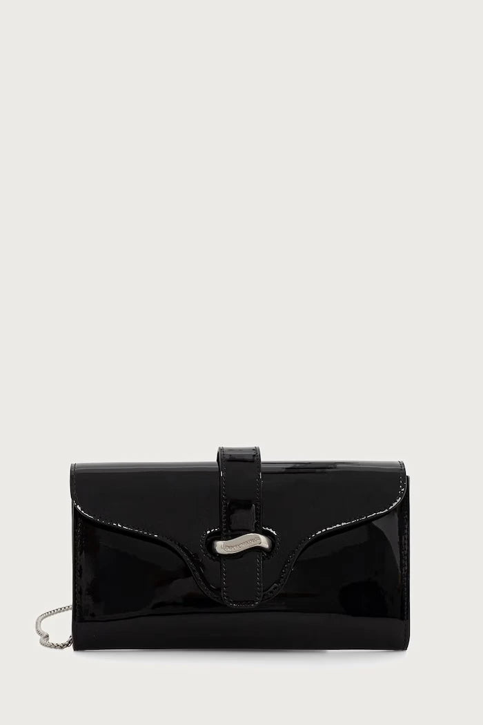 Deri kadın clutch