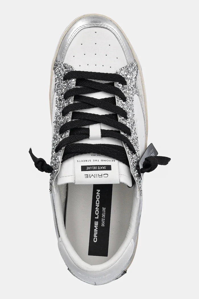 Кожени маратонки Crime London SK8 DELUXE