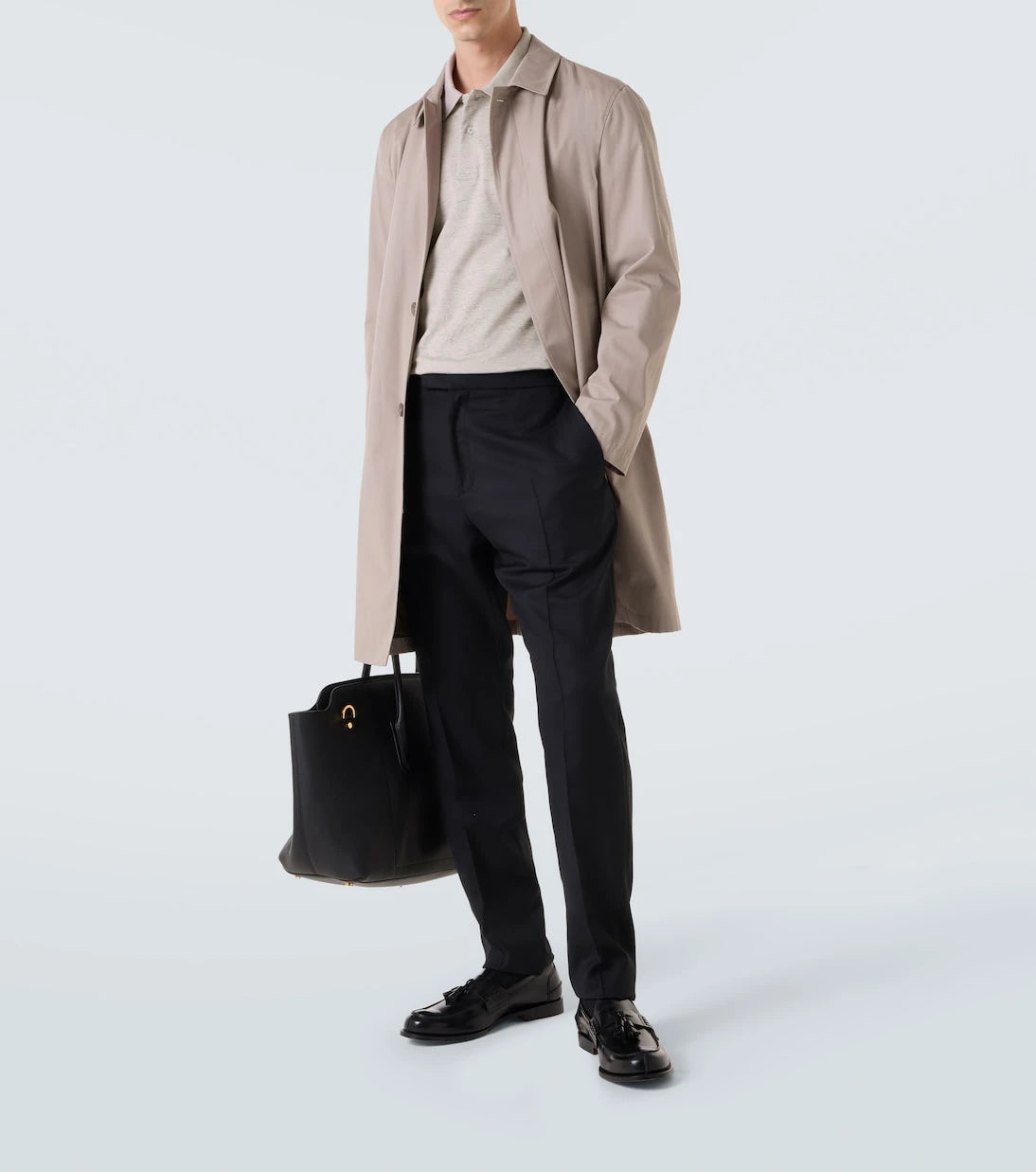 Berluti - قميص بولو من القطن المطبوع