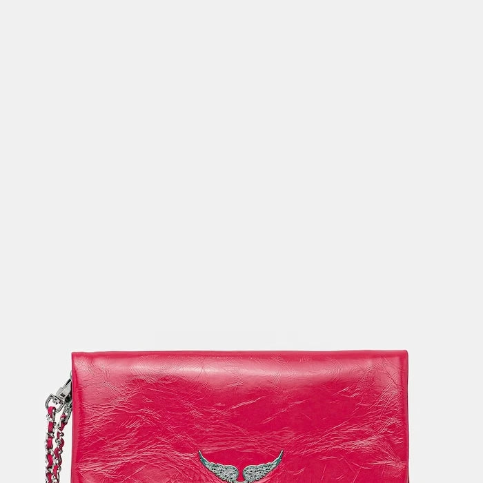 Кожена чанта ZADIG&VOLTAIRE ROCK VINTAGE PATENT