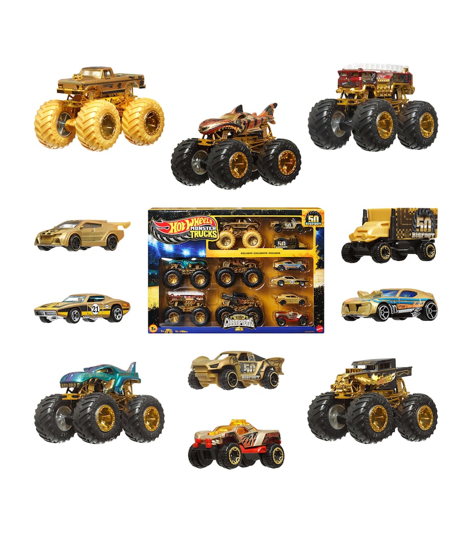Hot Wheels Monster Trucks Trophy Champions Collection