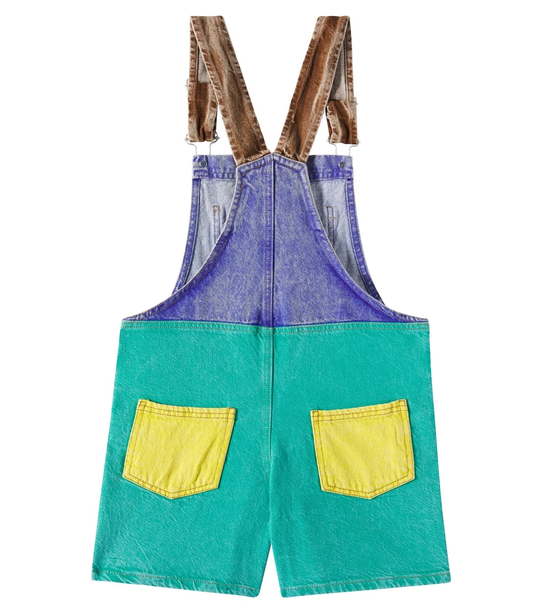 Bobo Choses - Colorblock denim overalls
