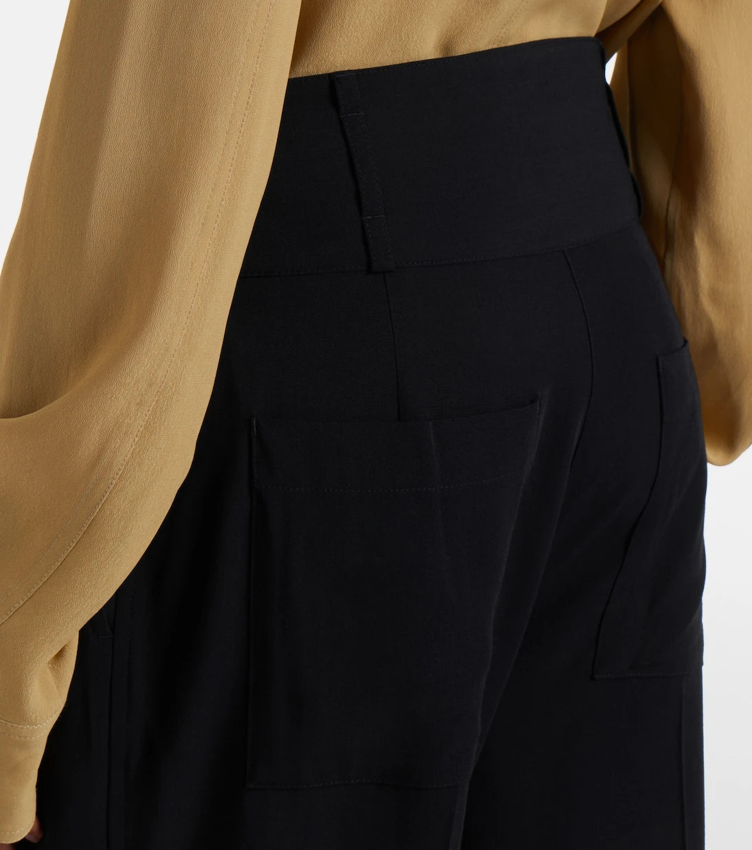 Toteme - Pleated cotton wide-leg pants