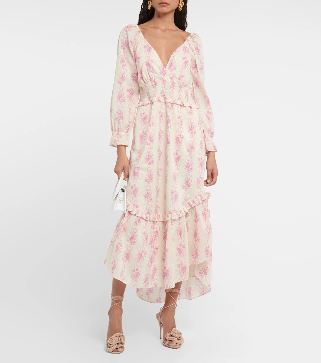 LoveShackFancy - Firefly floral cotton midi dress