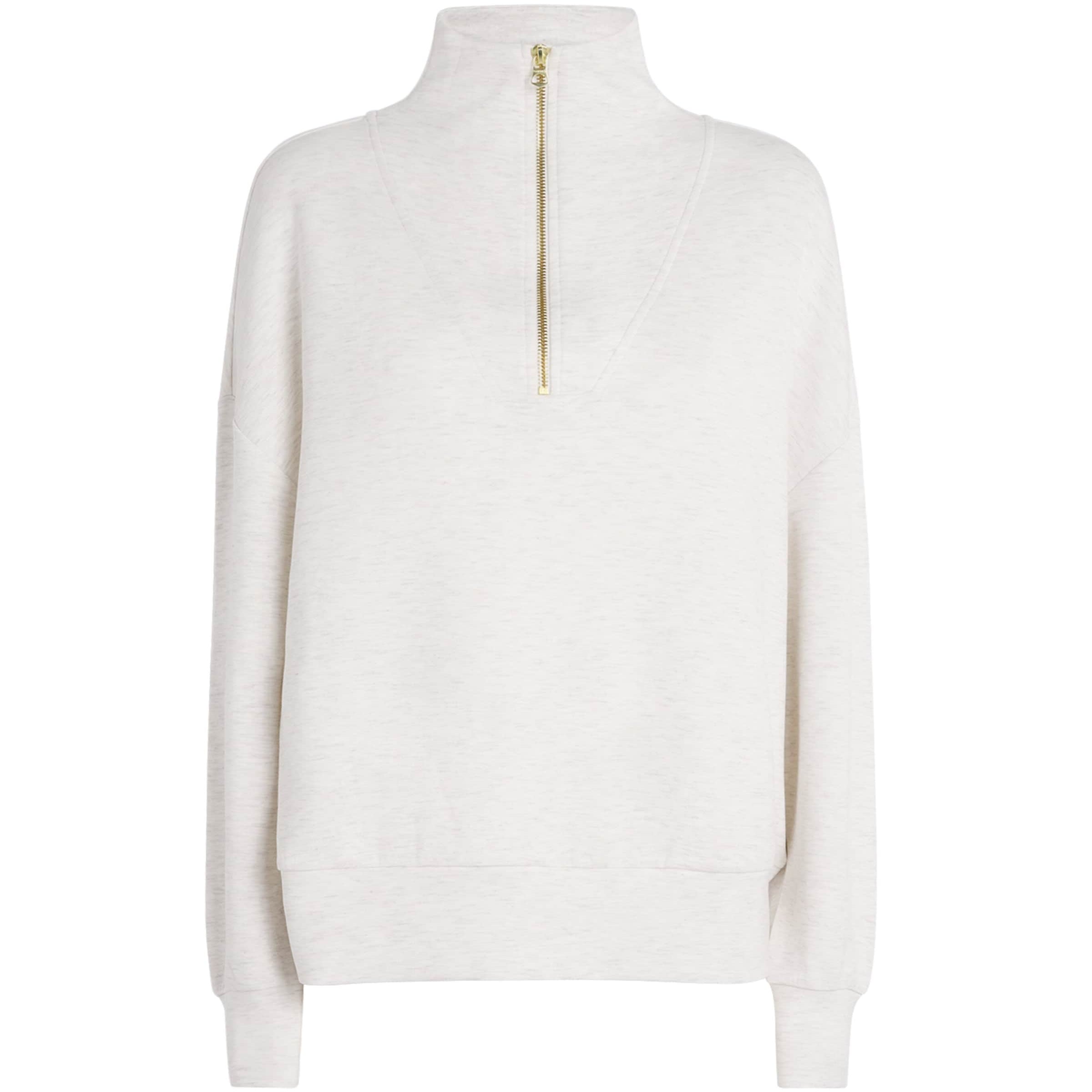Ivory DoubleSoft Hawley Half-Zip Sweatshirt