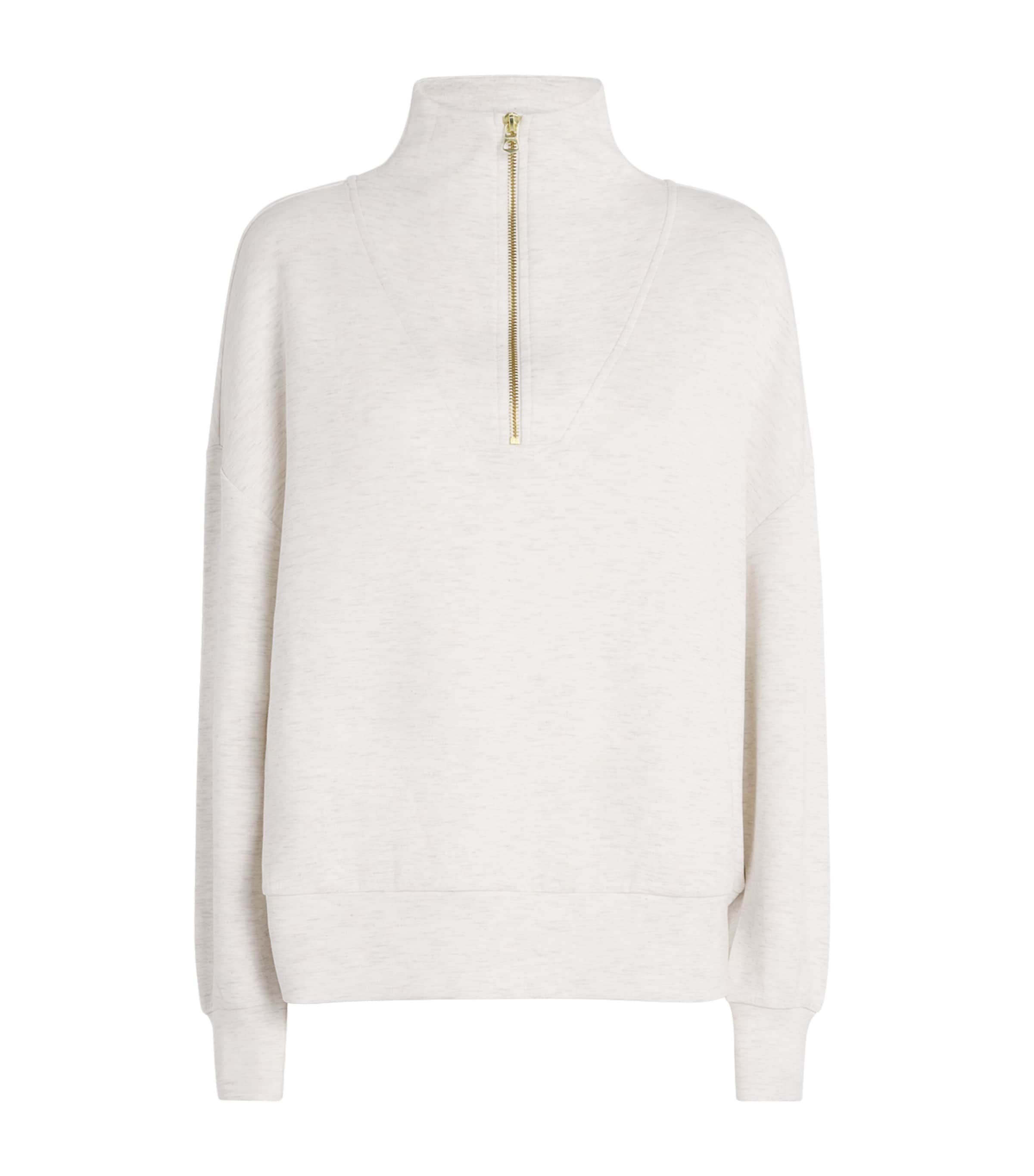 Ivory DoubleSoft Hawley Half-Zip Sweatshirt