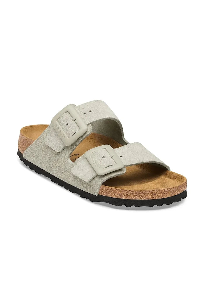 Birkenstock Kadın Süet Terlik Arizona Suede Cushion Buckle