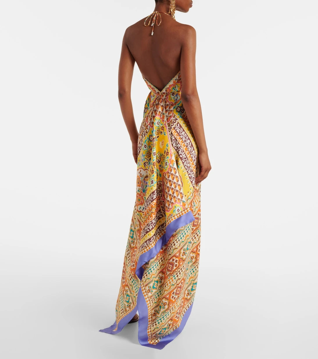 Etro - Printed silk midi dress