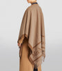 Beige Wool Jacquard Hilde Cape