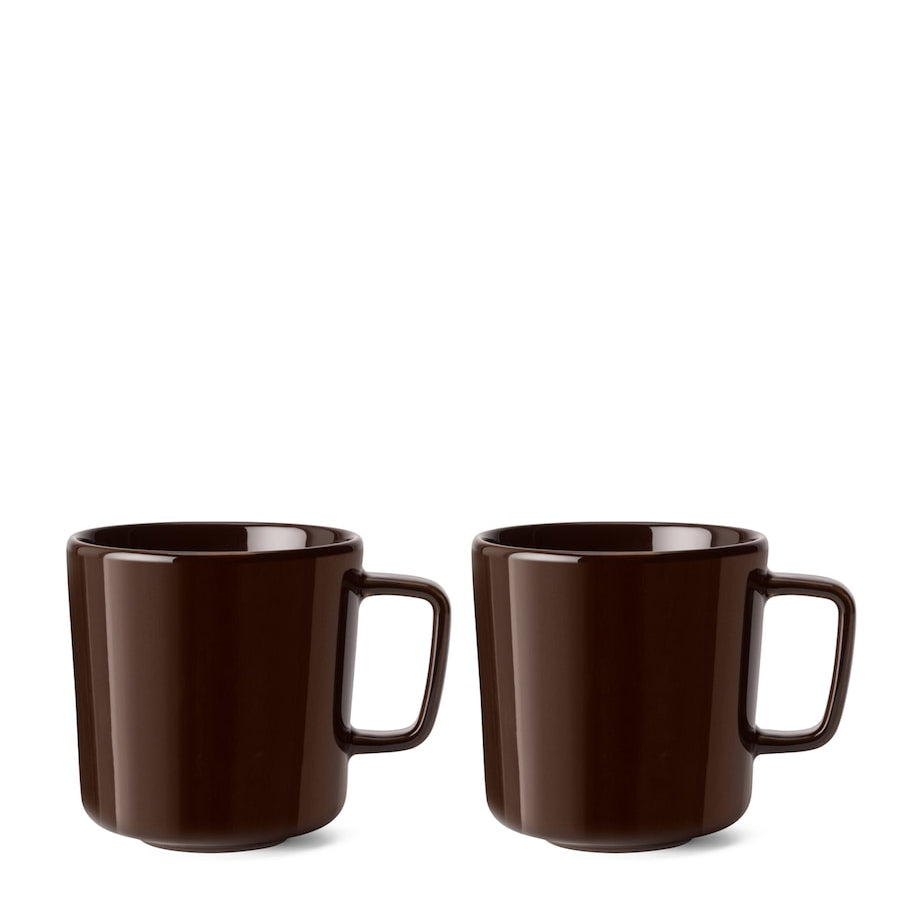 Set of 2 Porcelain Collective Mugs (370ml)