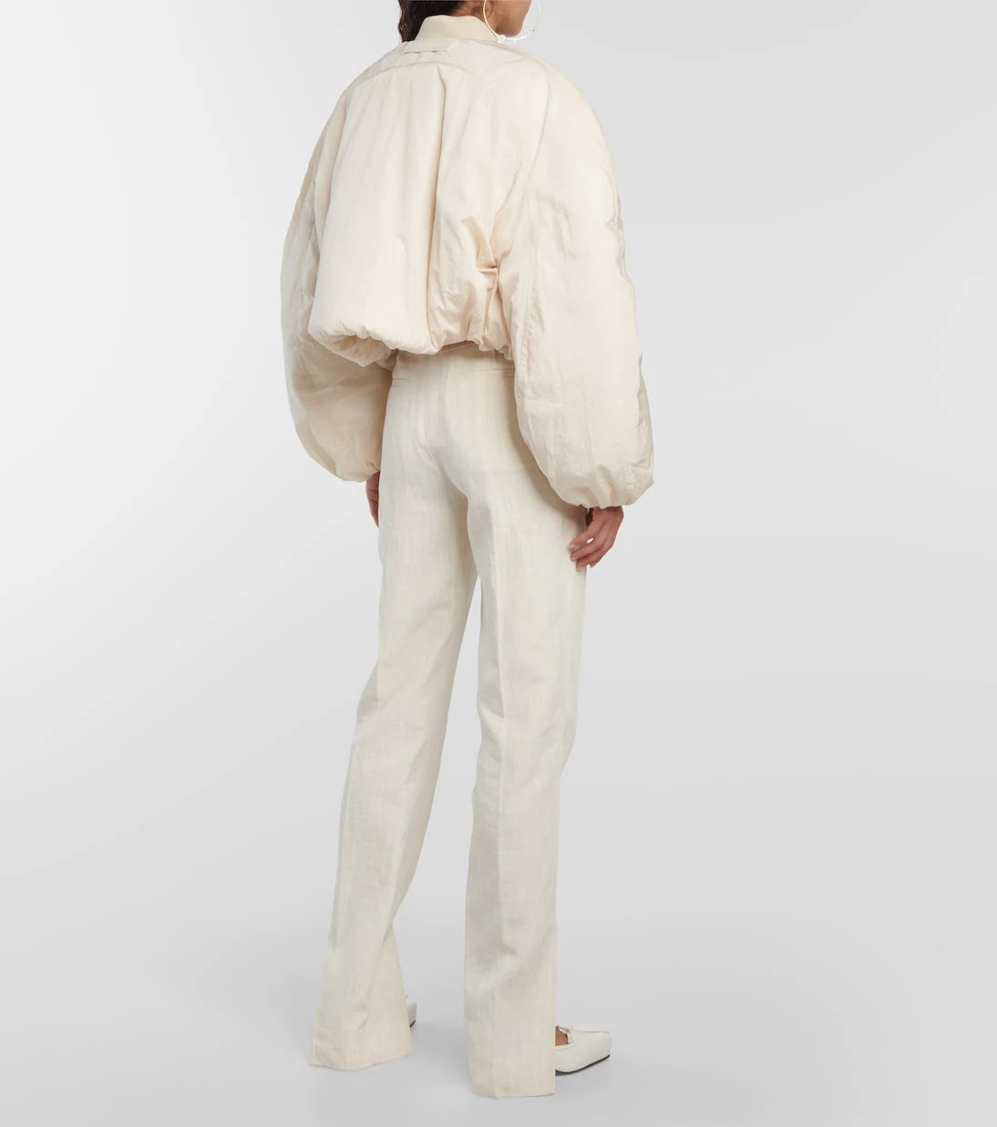 Jacquemus - Le Bomber Bahia cropped bomber jacket
