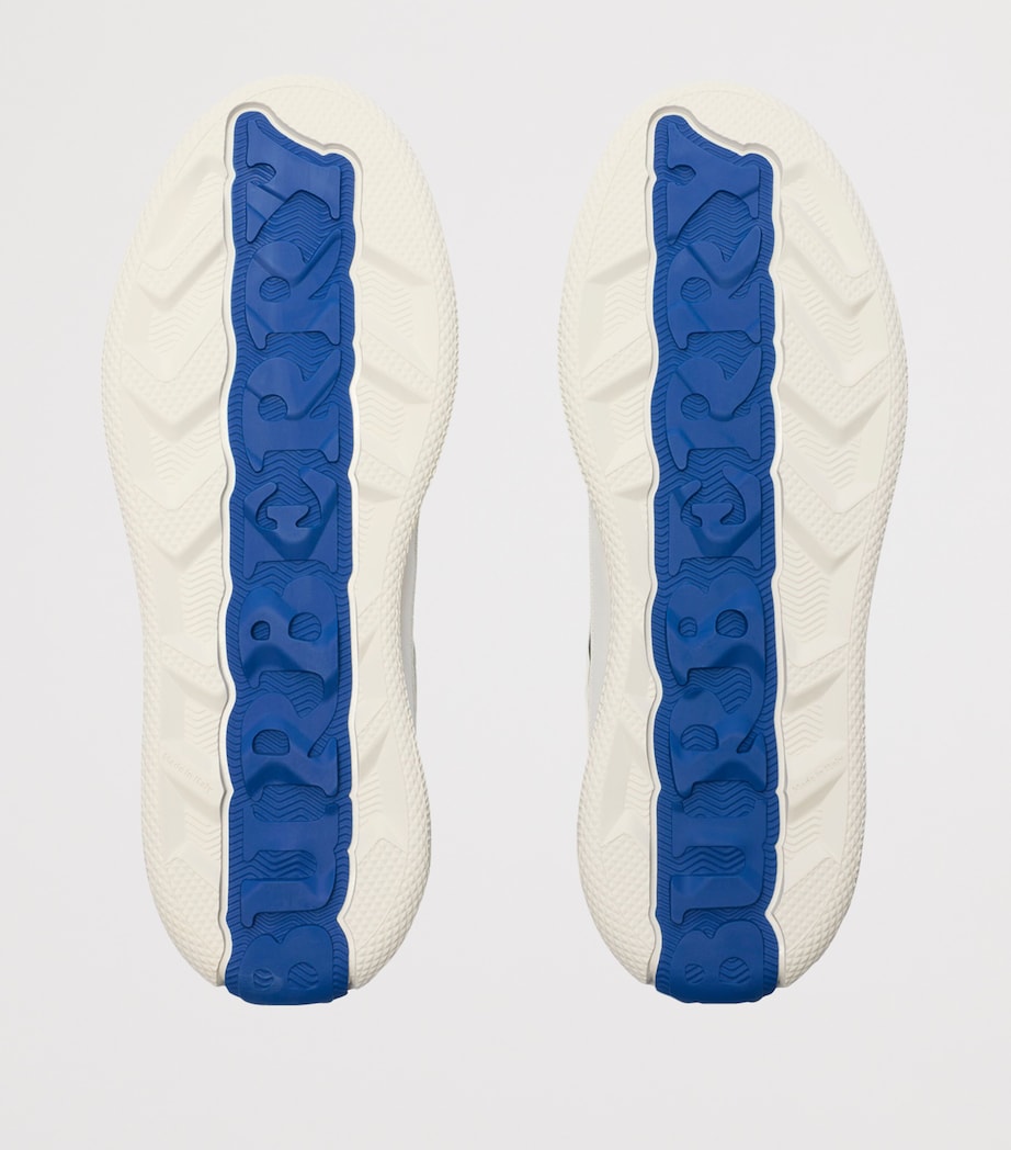 Leather Check Terrace Sneakers