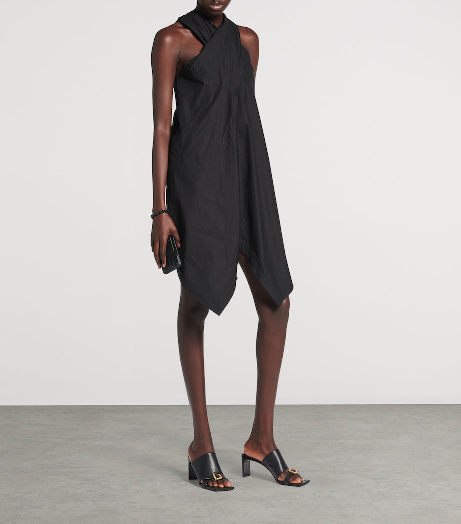 Cotton Twisted Shirt Dress