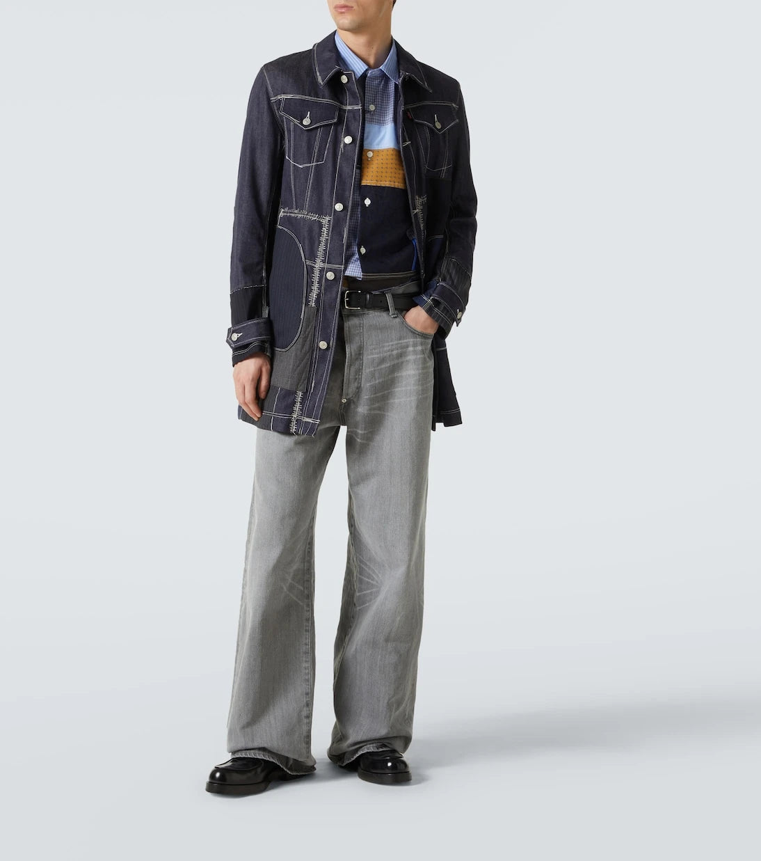 Junya Watanabe - x Levi's® patchwork jacket