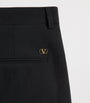 Virgin Wool Flared Trousers