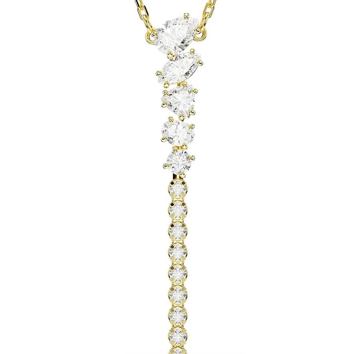 Swarovski kadın altın kaplama zirkon kolye MESMERA