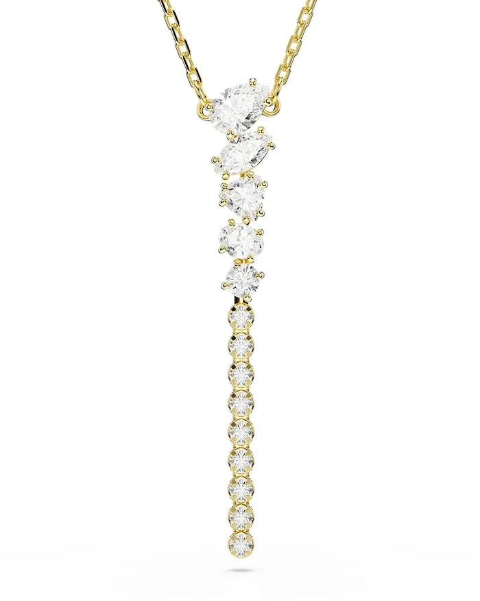 Swarovski kadın altın kaplama zirkon kolye MESMERA