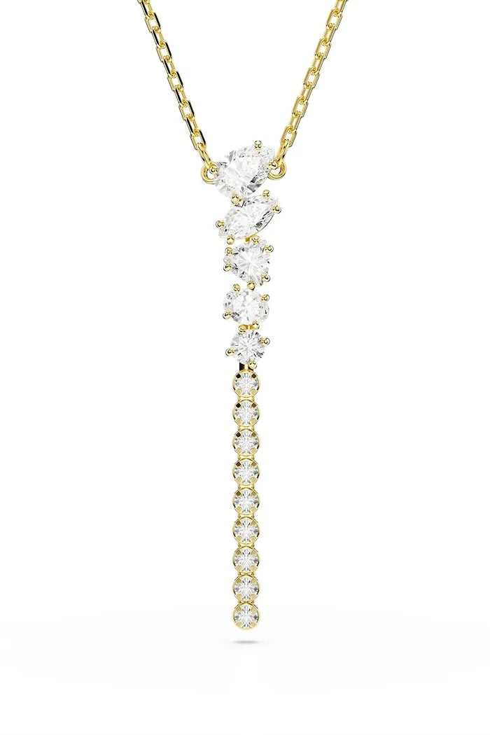 Swarovski kadın altın kaplama zirkon kolye MESMERA