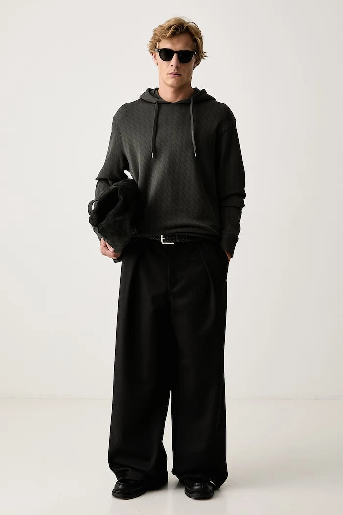 Pamuktan erkek sweatshirt