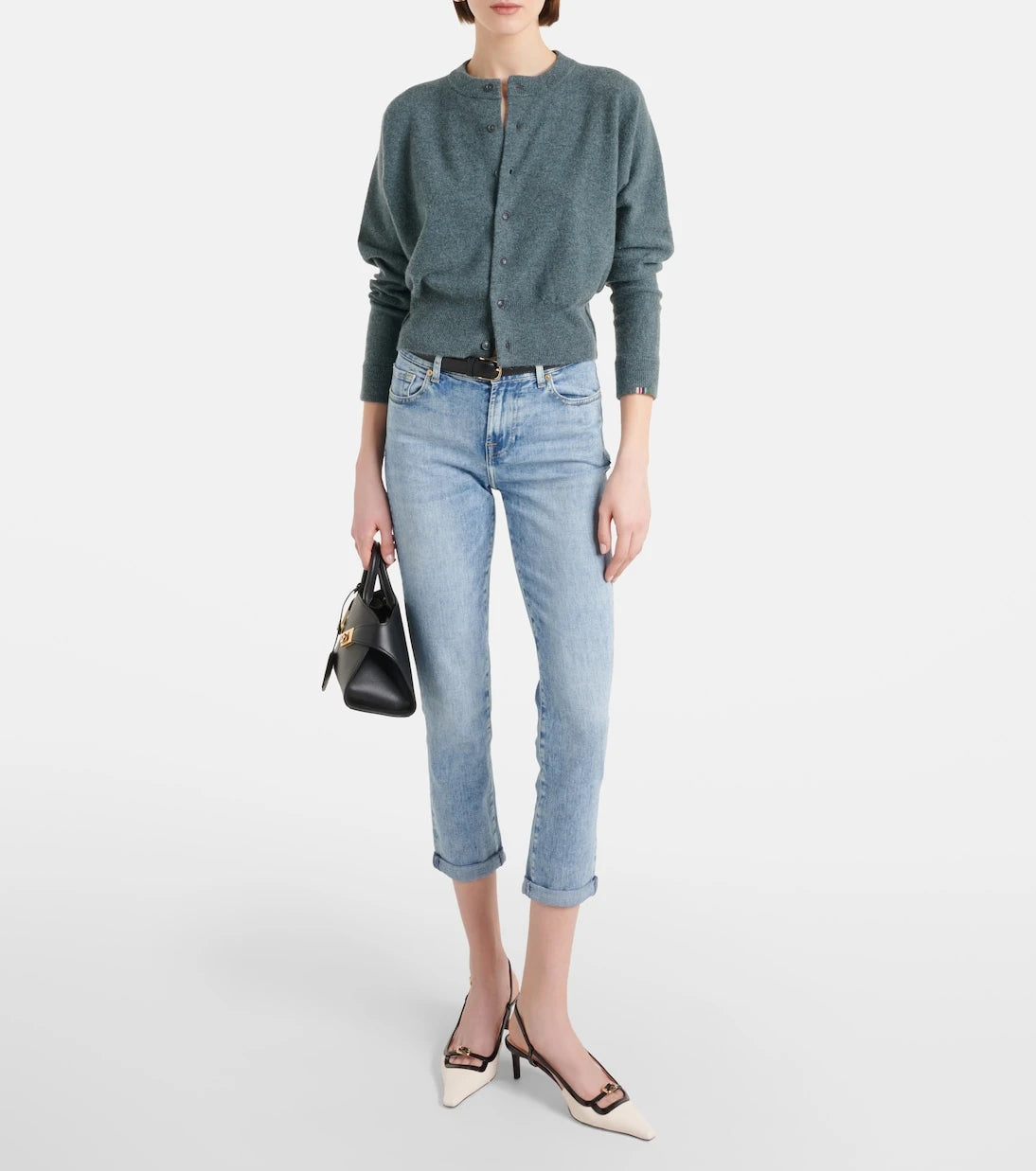 7 For All Mankind - Josefina mid-rise slim jeans