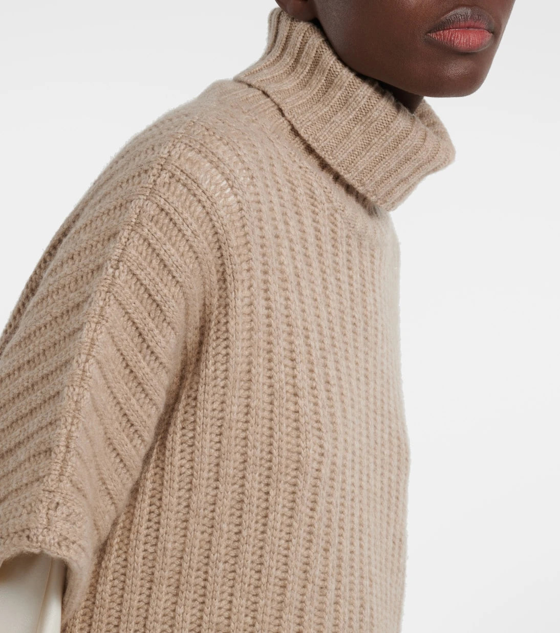 Brunello Cucinelli - Ribbed-knit cashmere turtleneck sweater