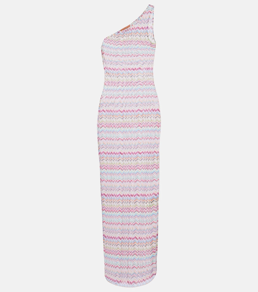 Missoni - Zigzag one-shoulder maxi dress