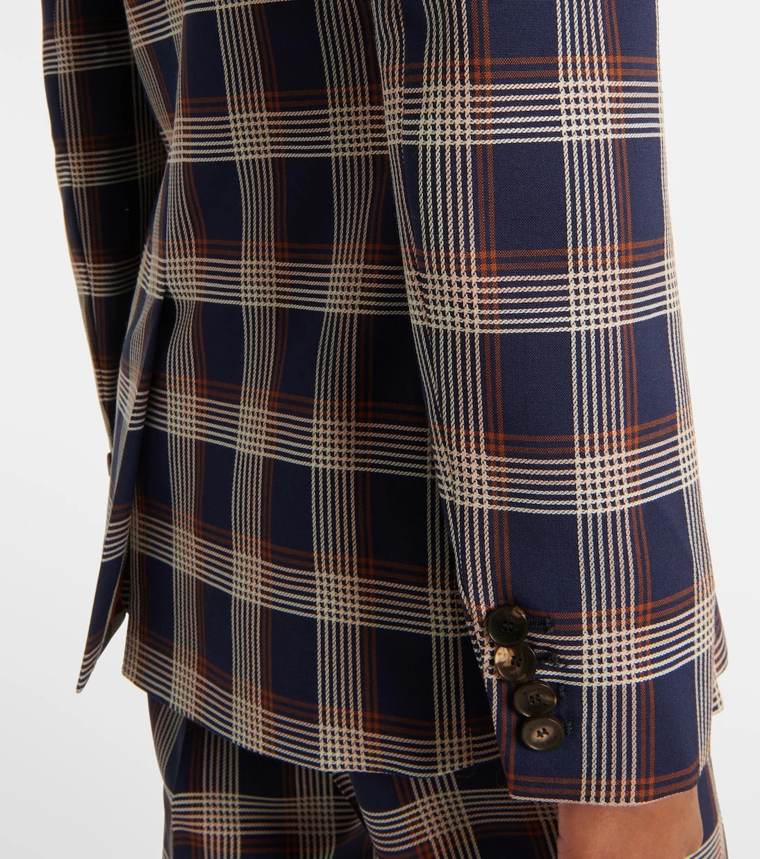 Etro - سترة صوف كاروهات