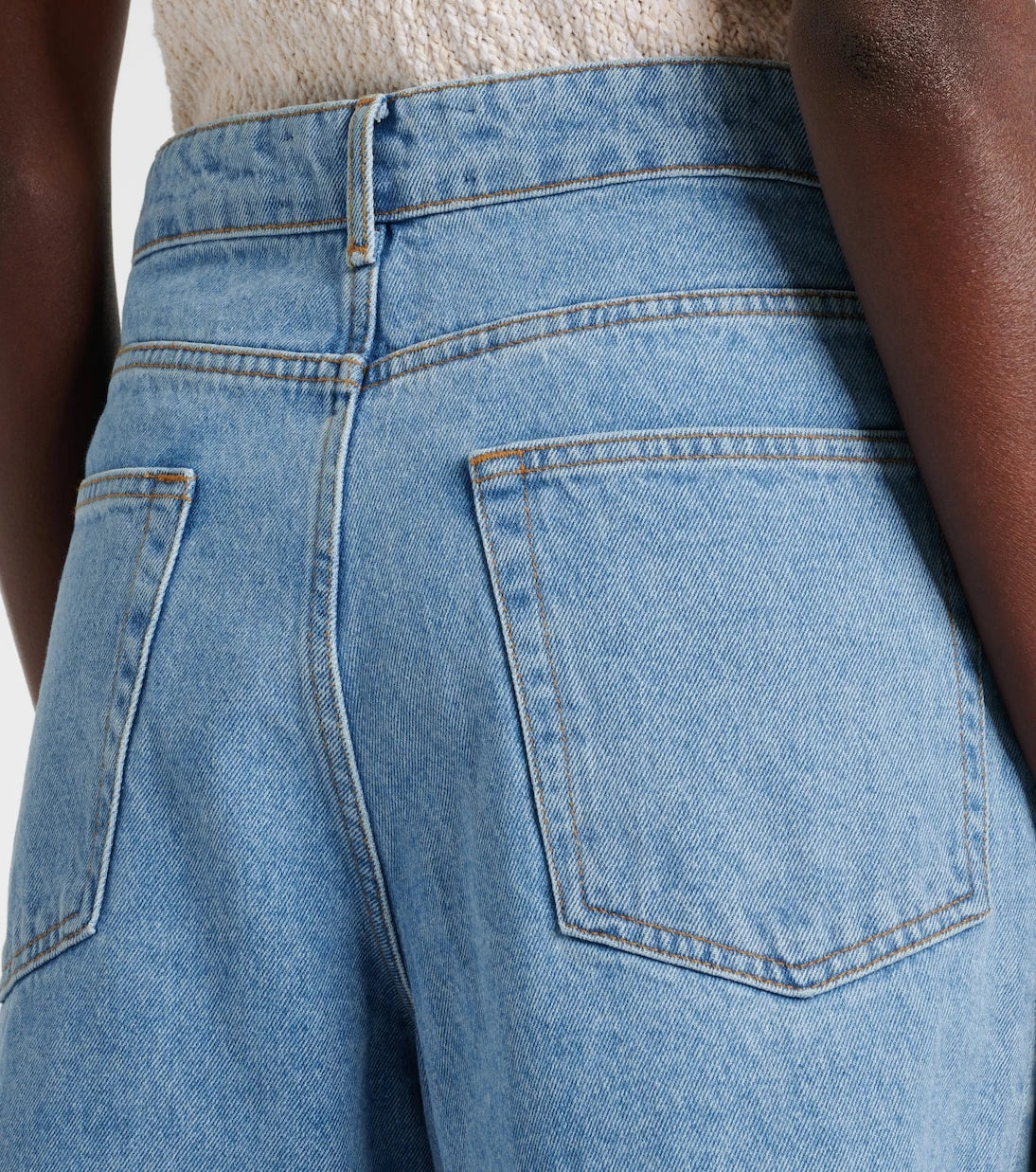Róhe - Oversized denim shorts