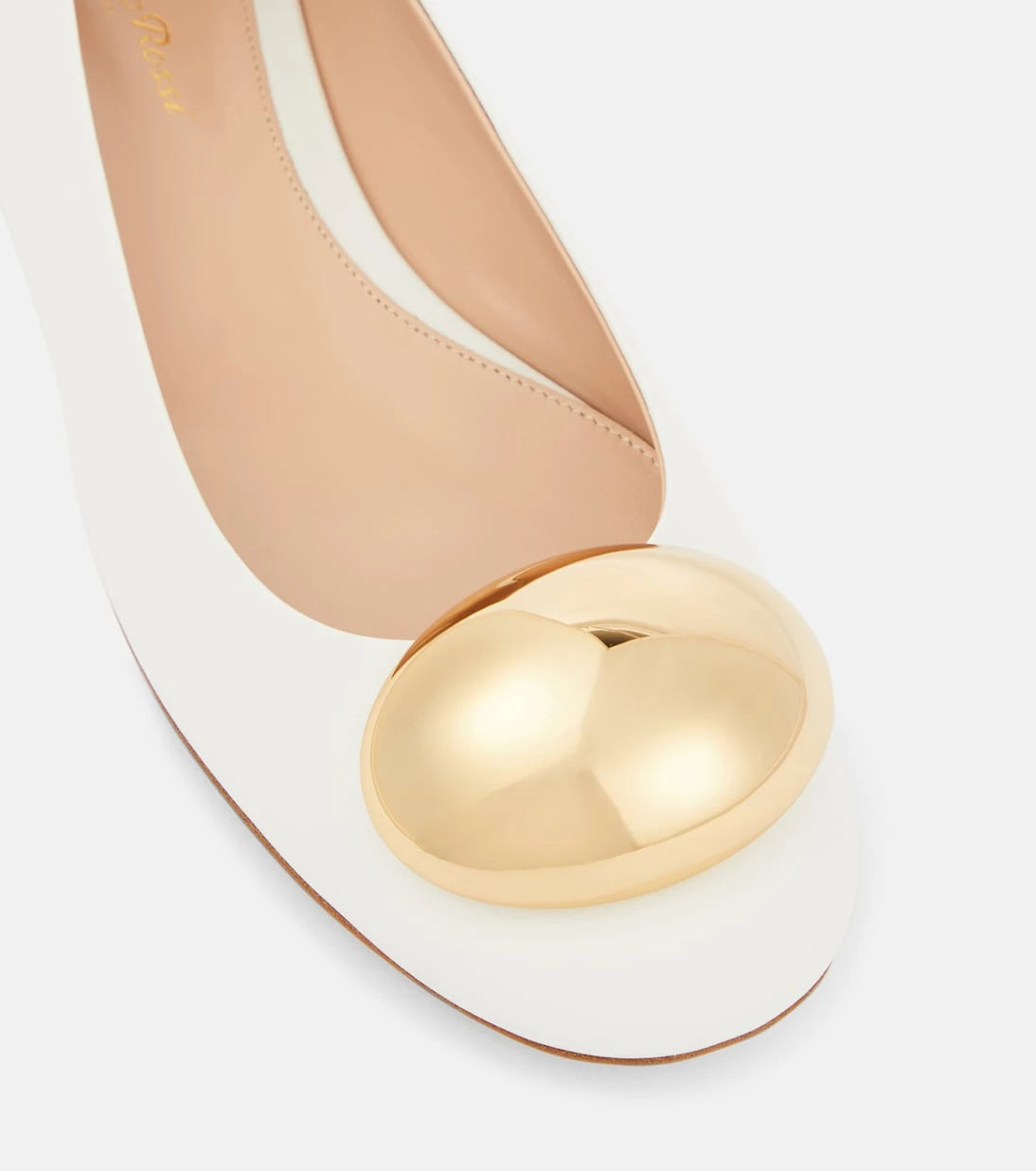 Gianvito Rossi - Sphera leather ballet flats